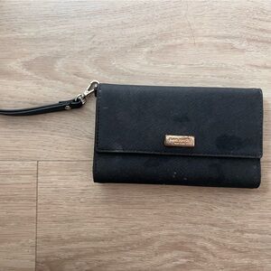 Kate Spade Wallet Wristlet in Black